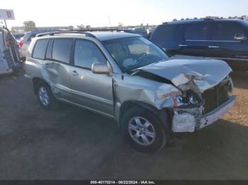  Salvage Toyota Highlander