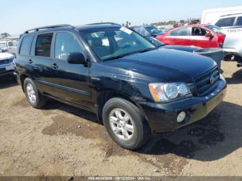  Salvage Toyota Highlander