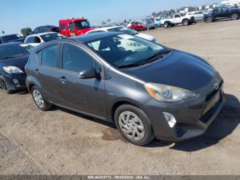  Salvage Toyota Prius c