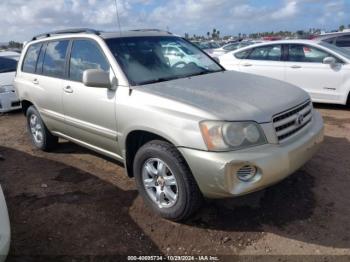  Salvage Toyota Highlander