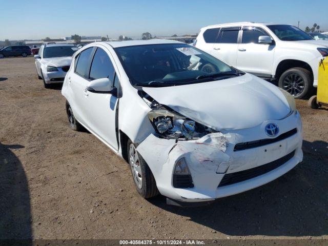  Salvage Toyota Prius c