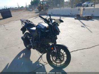  Salvage Yamaha Mt-03