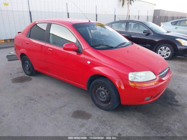  Salvage Chevrolet Aveo