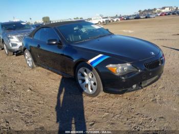  Salvage BMW 6 Series