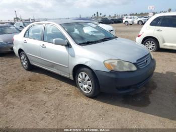  Salvage Toyota Corolla