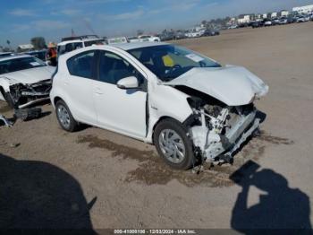  Salvage Toyota Prius c