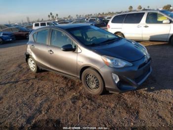  Salvage Toyota Prius c