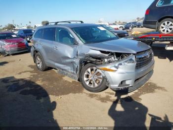  Salvage Toyota Highlander