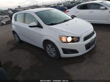  Salvage Chevrolet Sonic