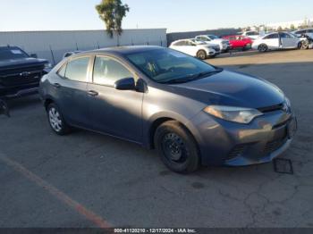  Salvage Toyota Corolla