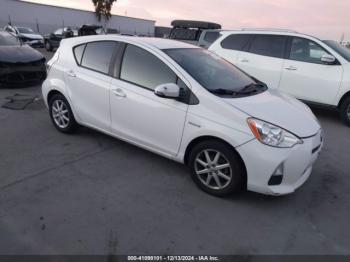  Salvage Toyota Prius c