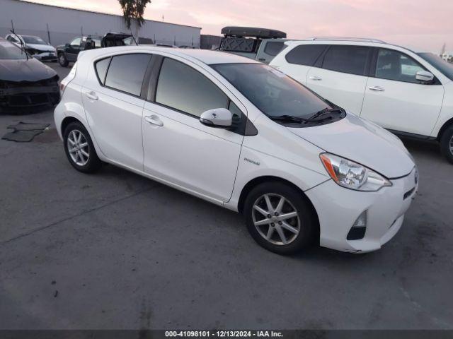  Salvage Toyota Prius c