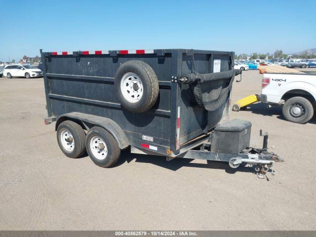  Salvage Sky Trailers 8x10x4 Dump Trailer