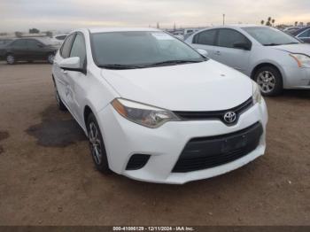  Salvage Toyota Corolla