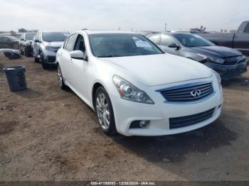  Salvage INFINITI G37