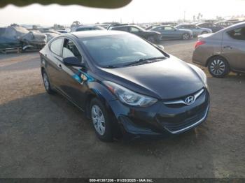  Salvage Hyundai ELANTRA