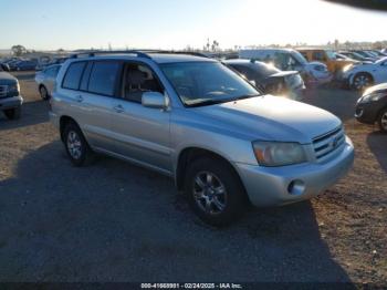  Salvage Toyota Highlander