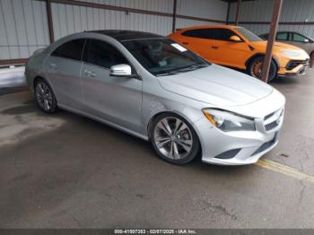  Salvage Mercedes-Benz Cla-class