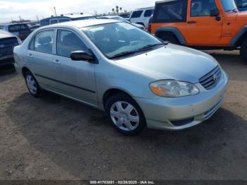  Salvage Toyota Corolla