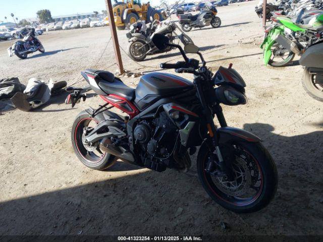  Salvage Triumph Motorcycle Street Triple