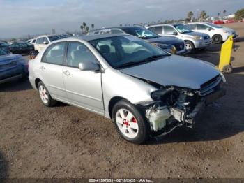  Salvage Toyota Corolla