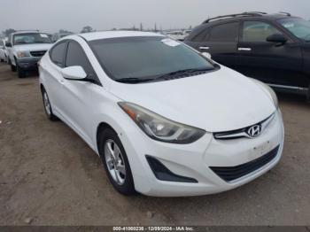  Salvage Hyundai ELANTRA