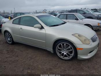  Salvage INFINITI G35