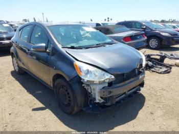  Salvage Toyota Prius c