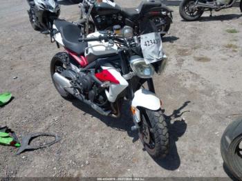  Salvage Triumph Motorcycle Street Triple