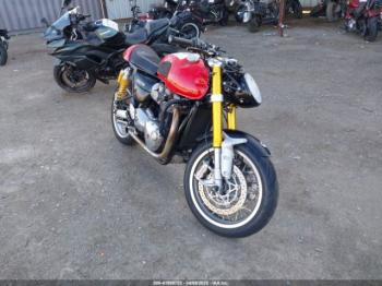  Salvage Triumph Motorcycle Thruxton