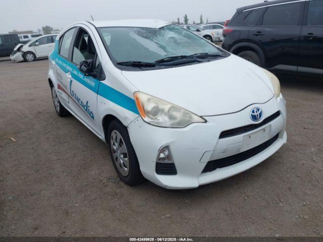  Salvage Toyota Prius c