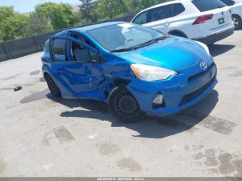  Salvage Toyota Prius c