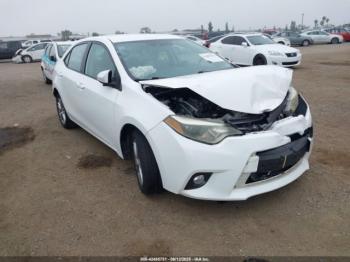  Salvage Toyota Corolla