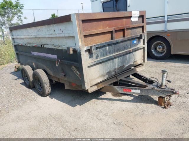  Salvage Stptr Dump Trailer