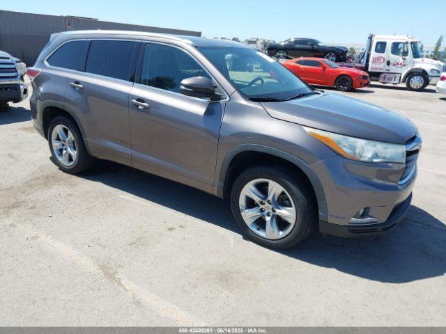  Salvage Toyota Highlander