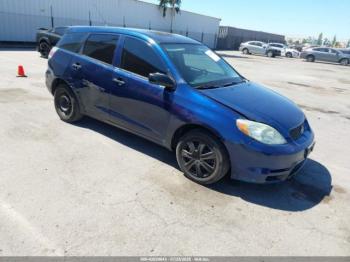  Salvage Toyota Matrix