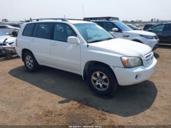  Salvage Toyota Highlander