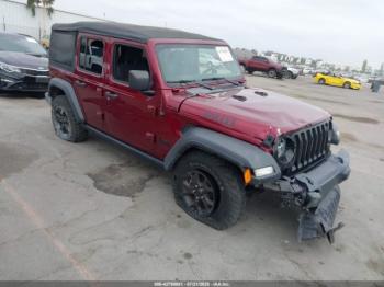  Salvage Jeep Wrangler