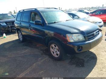  Salvage Toyota Highlander
