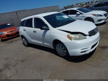  Salvage Toyota Matrix