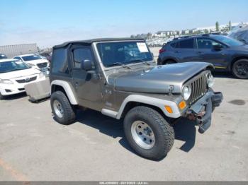  Salvage Jeep Wrangler