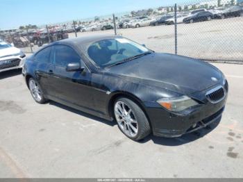  Salvage BMW 6 Series