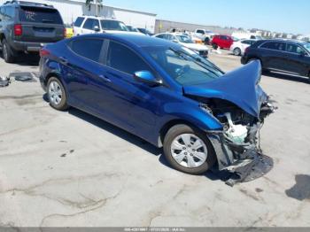  Salvage Hyundai ELANTRA