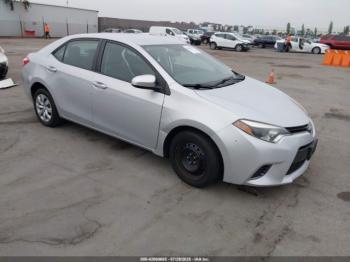  Salvage Toyota Corolla