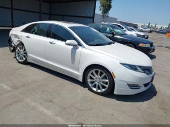  Salvage Lincoln MKZ Hybrid