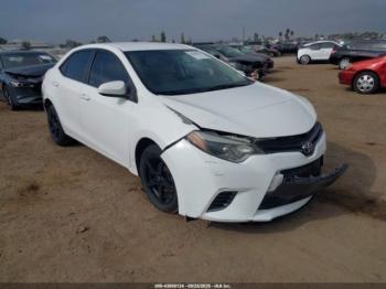  Salvage Toyota Corolla