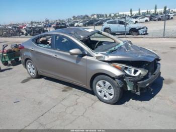  Salvage Hyundai ELANTRA