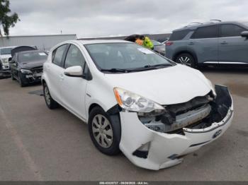  Salvage Toyota Prius c