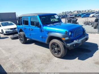  Salvage Jeep Wrangler
