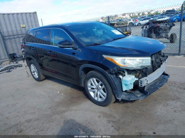  Salvage Toyota Highlander